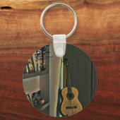 Cool gitarist gift sleutelhanger (Voorkant)