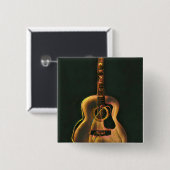 Cool gitarist gift vierkante button 5,1 cm (Voorkant /achterkant)