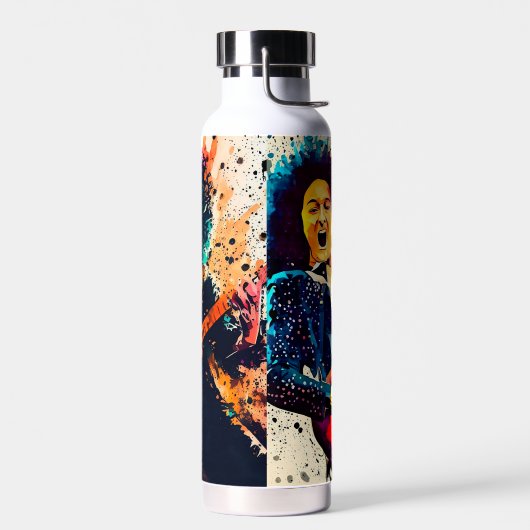 Cool gitarist rock waterfles (Links)