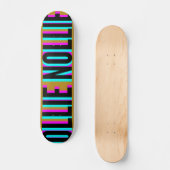 Cool Glitch Coffee Milk Ollie Nollie Skateboard (Voorkant)