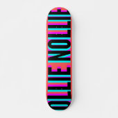 Cool Glitch Coral Ollie Nollie Skateboard Deck (Voorkant)