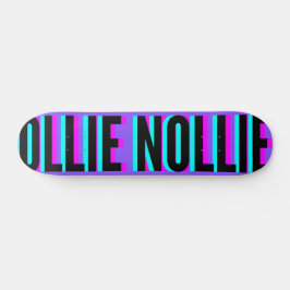 Cool Glitch Paars Ollie Nollie Skateboard Deck