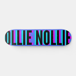 Cool Glitch Royal Blue Ollie Nollie Skateboard
