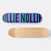 Cool Glitch Royal Blue Ollie Nollie Skateboard (Horizontaal)