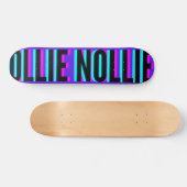 Cool Glitch Violet Ollie Nollie Skateboard Deck (Horizontaal)