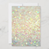 Cool Glitter Bokeh Cactus Vrijgezellenfeest Kaart (Achterkant)