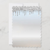 Cool Glitter Eiffel Tower, Drivers Quinceañera Kaart (Achterkant)