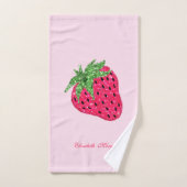 Cool Glitter Strawberry Bad Handdoek (Handdoek)