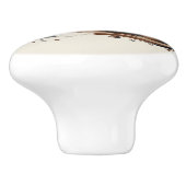 Cool gnome koffiebar keramische knop (Zijkant)