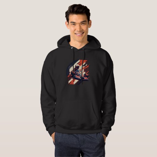 Cool Go Kart Hoodie (Voorkant volledig)