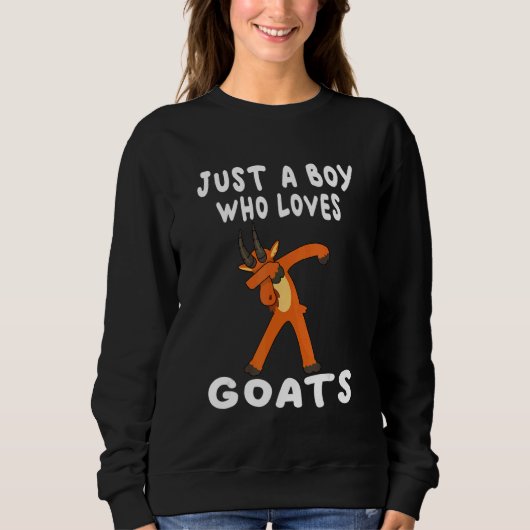 Cool Goat For Boys Kids Goat Farmer Farming  8 Trui (Voorkant)