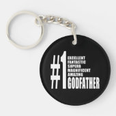Cool Godfathers : Nummer één Godfather Sleutelhanger (Voorkant)