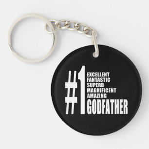 Cool Godfathers : Nummer één Godfather Sleutelhanger