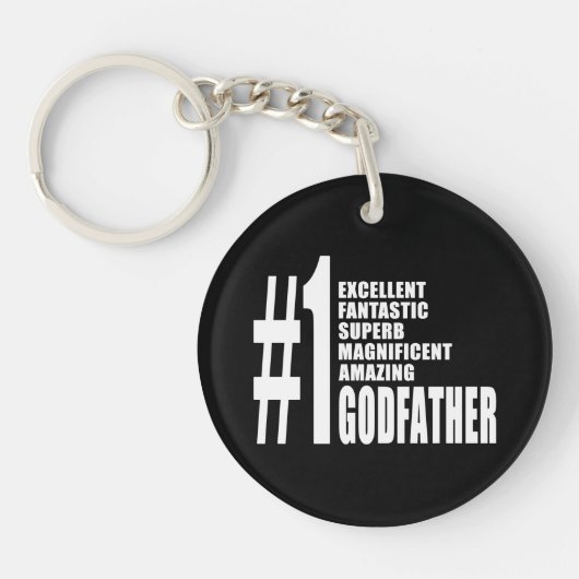 Cool Godfathers : Nummer één Godfather Sleutelhanger (Voorkant)