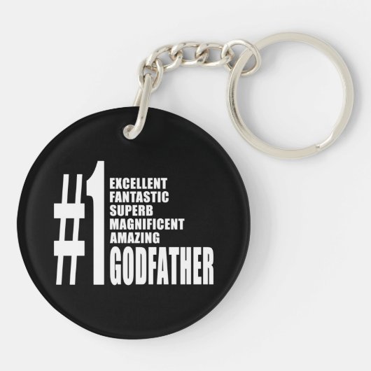 Cool Godfathers : Nummer één Godfather Sleutelhanger (Achterkant)