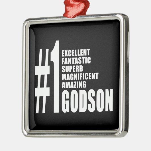 Cool Godsons : Nummer 1 Godson Metalen Ornament (Links)