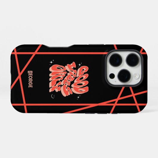 Cool Goede vibes alleen iPhone Hoesje (Achterkant horizontaal)