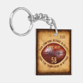 Cool goedkoop, Personaliseer Aangepaste Voetbal Sl Sleutelhanger (Voorkant Links)