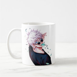 Cool Gojo Satoru with Glasses Mug" Koffiemok