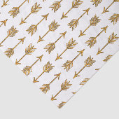 Cool Gold Brown Arrows Glitter Photo Print Tissuepapier (Detail)