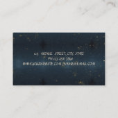 Cool Gold Diamonds Lotus Donkerblauw Visitekaartje (Achterkant)