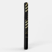 Cool Gold en Diamonds Chevron Pattern Case-Mate iPhone Case (Achterkant/rechts)