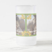 Cool Gold Irish Shamrock Best Dad Ever St Patrick Matglas Bierpul (Center)