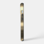 Cool Gold Look Bee Monogram Initialen iPhone 15 Case (Linkerkant)