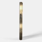 Cool Gold Look Cat Monogram Initialen Case-Mate iPhone Case (Achterkant / Rechts)