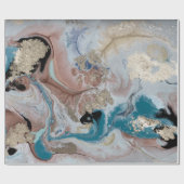 Cool Gold Marble Texture Cadeaupapier (Vlak)