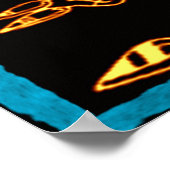 Cool Gold Mayan Design Poster (Hoek)