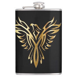 Cool Gold Phoenix Heupfles