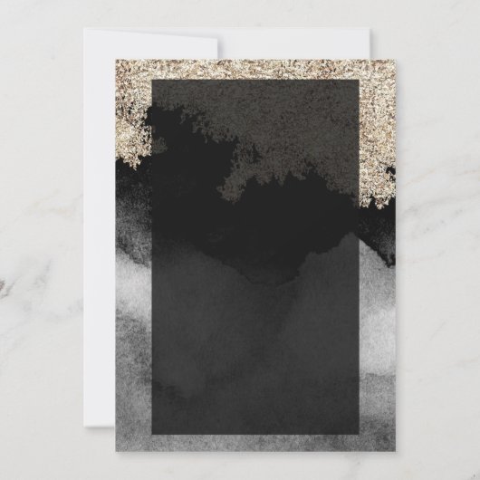 Cool Gold Sequins Jurk 60e verjaardag Kaart (Achterkant)