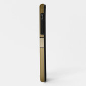 Cool Gold Shiny Stainless Steel Metal Case-Mate iPhone Case (Achterkant/links)
