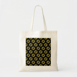 Cool Gold Vinyl Music Record Canvas tas