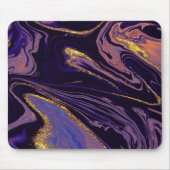 Cool Gold Violet Marble Texture Muismat (Voorkant)