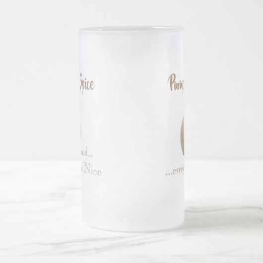 Cool Golden Pumpkin Spice Matglas Bierpul (Center)