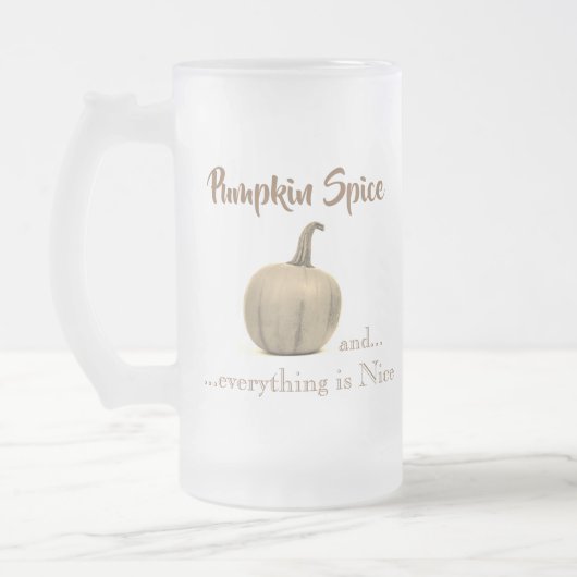 Cool Golden Pumpkin Spice Matglas Bierpul (Links)