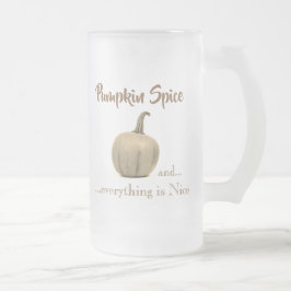 Cool Golden Pumpkin Spice Matglas Bierpul