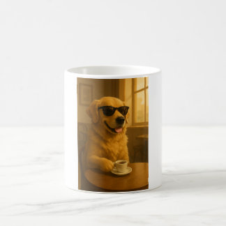 Cool Golden Retriever Coffee Mug Koffiemok