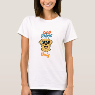 Cool Golden Retriever met Cool Quote T-shirt