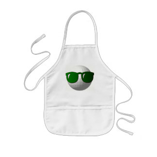 Cool Golf Ball Design Apron Kinder Schort