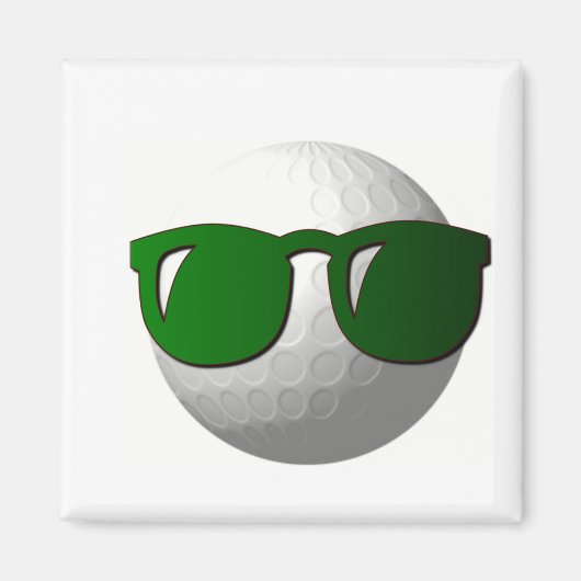 Cool Golf Ball Design Magneet (Voorkant)