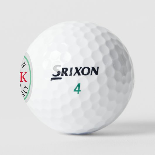 Cool Golf Ball met zijn naam Golfballen (Logo)