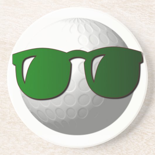 Cool Golf Ball Onderzetters (Voorkant)