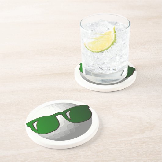 Cool Golf Ball Onderzetters (Zijkant)