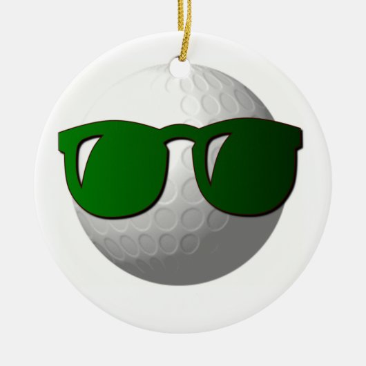 Cool Golf Ball Ornament (Voorkant)