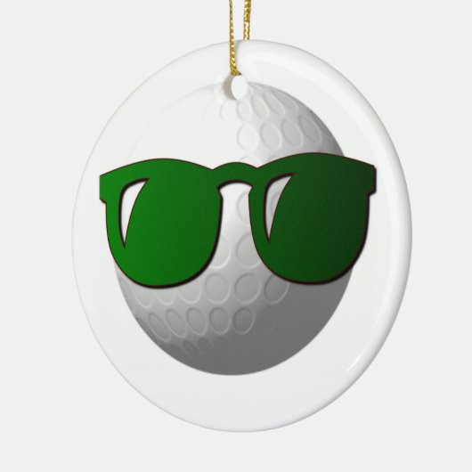 Cool Golf Ball Ornament (Links)