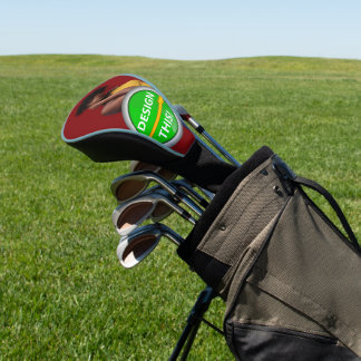 COOL! Golf Driver Head Hoesje - Lichtblauwe trim Golfheadcover