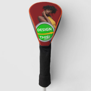 COOL! Golf Driver Hoofd Hoesje - Sinaasappel trim Golfheadcover